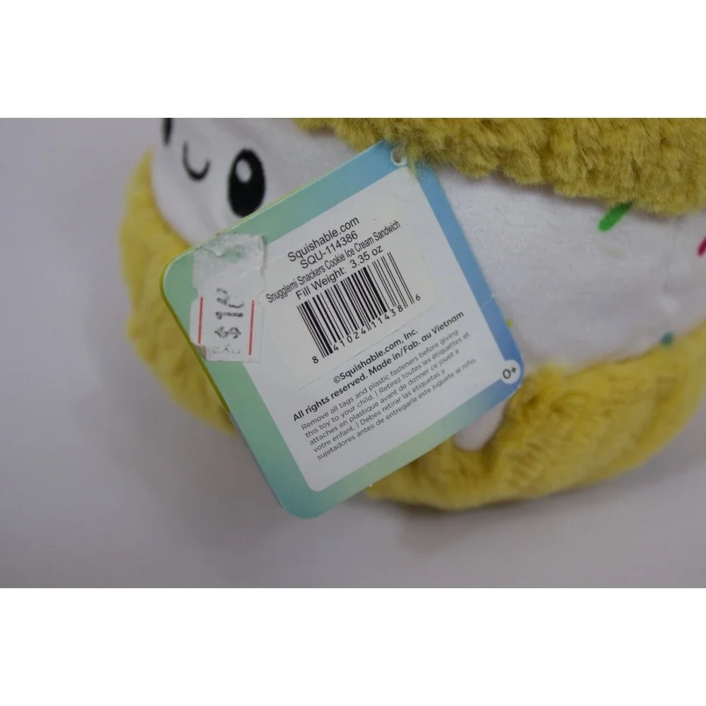 Squishable Mini Comfort Food Cookie Ice‎ Cream Sandwich Plush New with Tag